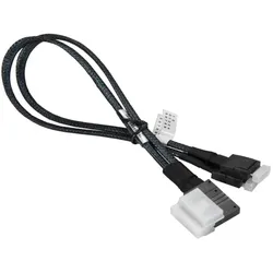 Supermicro CBL-SAST-0388L-02 - SATA/SAS cable - with sidebands - Mini SAS (SFF-8087) (36 cm, SAS, SATA), Interne Kabel (PC)