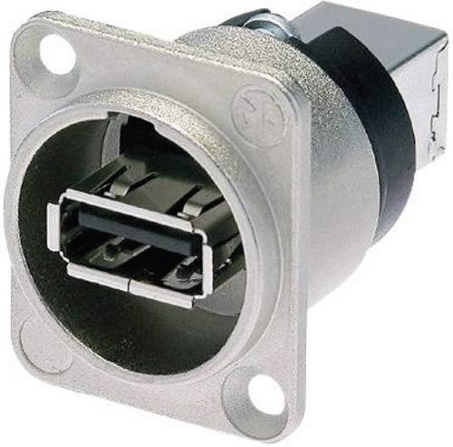 Reversible USB-Durchführung 2.0 Buchse, Einbau Durchführung NAUSB-W Neutrik Inhalt: 1 St.
