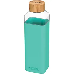 Quokka Storm Teal Wasserflasche 700 ml aus Glas