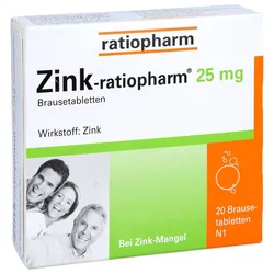 Zink-ratiopharm 25 mg
