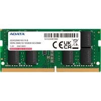SO-DIMM 4 GB DDR4-2666 (1x 4 GB), Arbeitsspeicher grün, AD4S26664G19-SGN, Premier