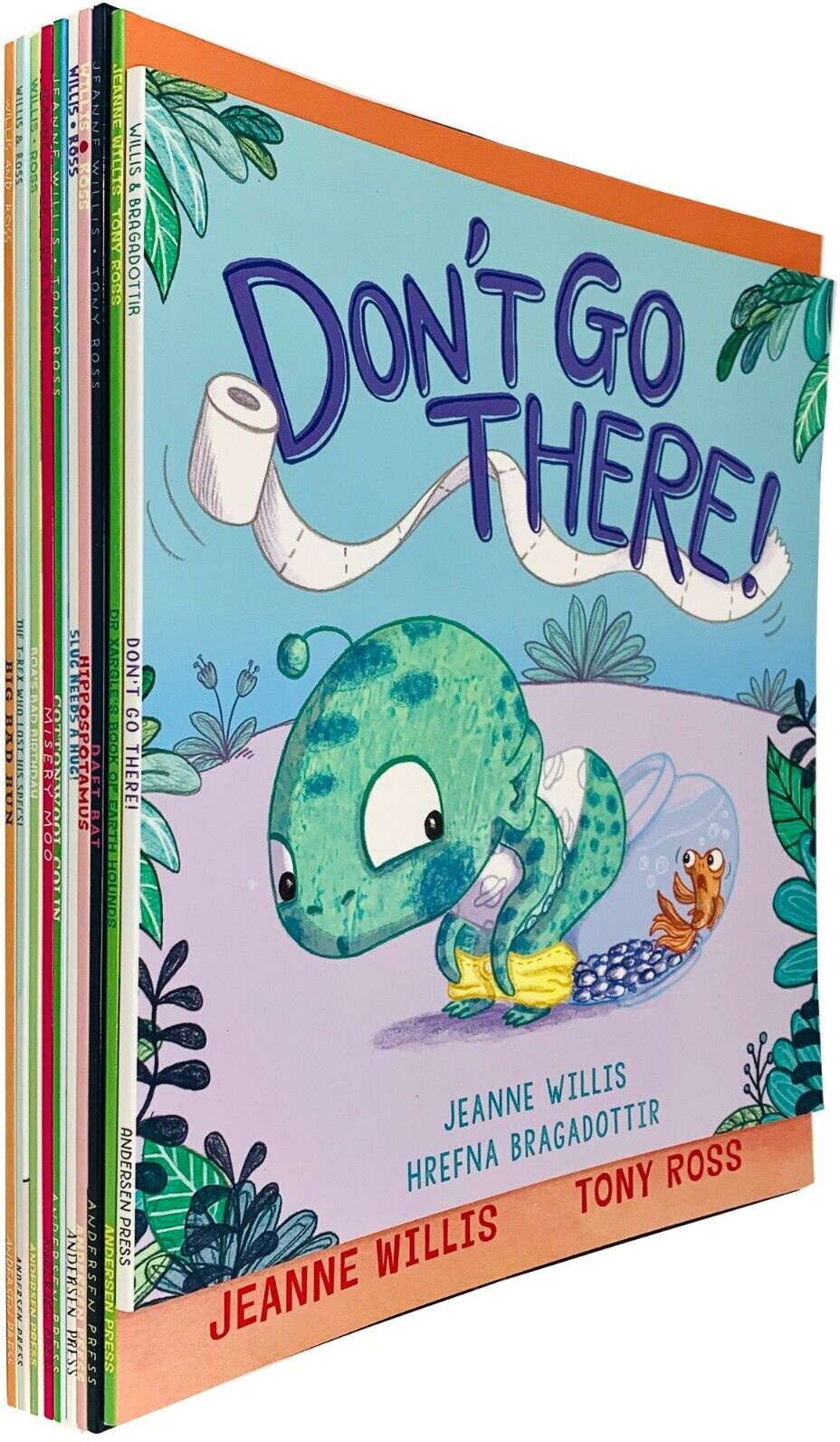 Jeanne Willis Collection 10 Books Set - Don't Go There!, Daft Bat, Hippospotamus & More - Andersen Press Paperback Picture Books, Ages 3-7