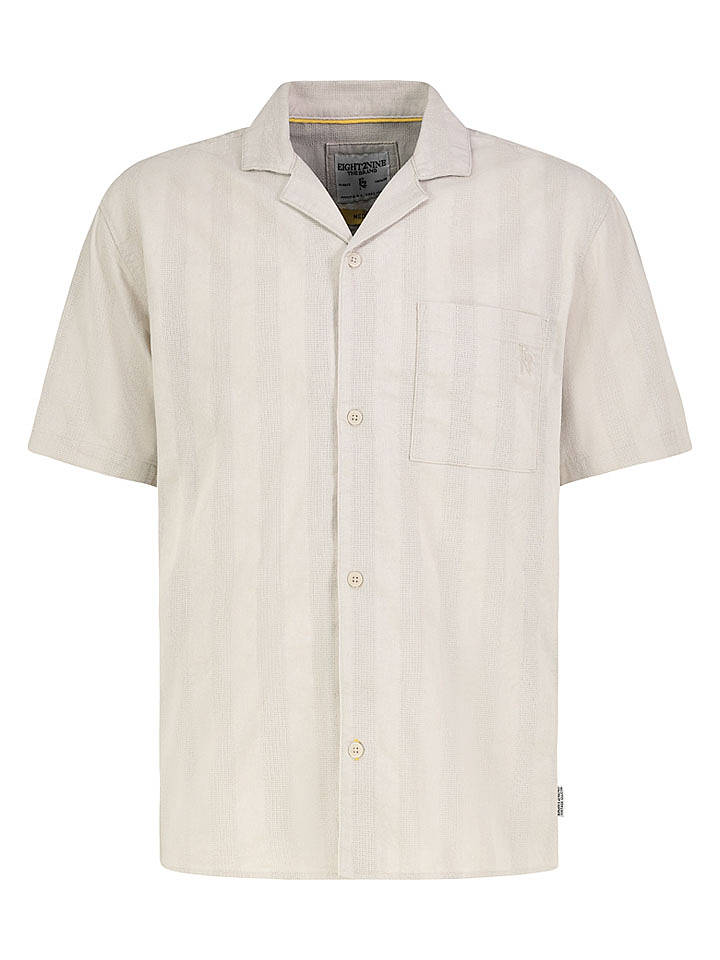 Eight2Nine Hemd in Creme - XXL