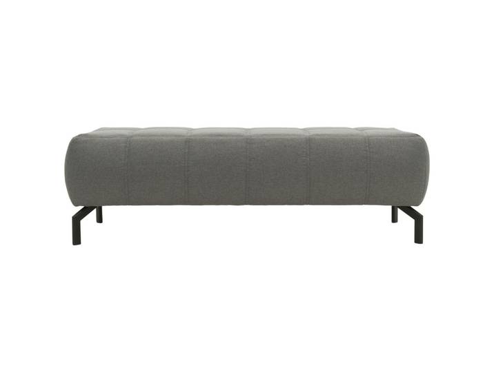 Mid.you Hocker, Grau, Metall, Uni, rechteckig, 153x45x62 cm, Made in EU, FSC Mix, Wohnzimmer, Hocker, Sitzhocker