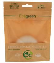 Estigreen Éponge Konjac Naturelle - Sachet 1 éponge