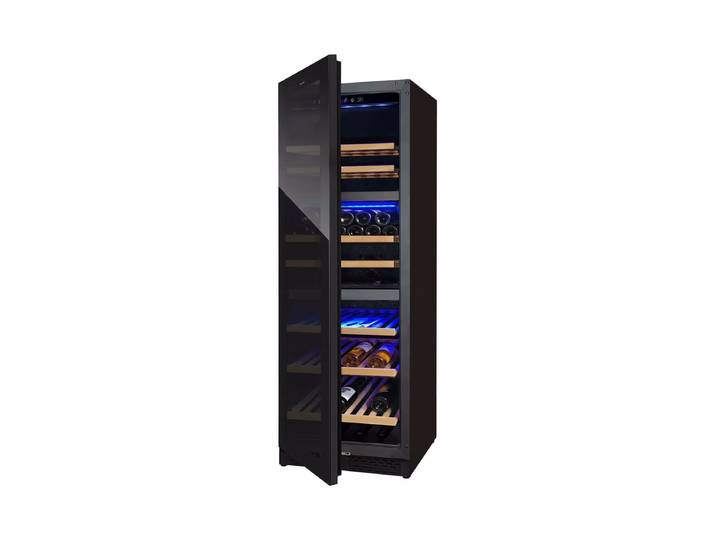 Trisa 368l Triple Zone Weinkühlschrank – Weinkühlschrank freistehend – schwarz