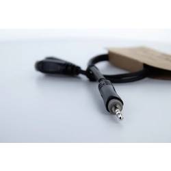 Cordial 14883 Klinke Audio Y-Adapter [1x Klinkenstecker 3.5 mm - 2x Klinkenbuchse 3.5 mm] 0.30 m Schwarz PVC-Mantel, Zwillingsleitung