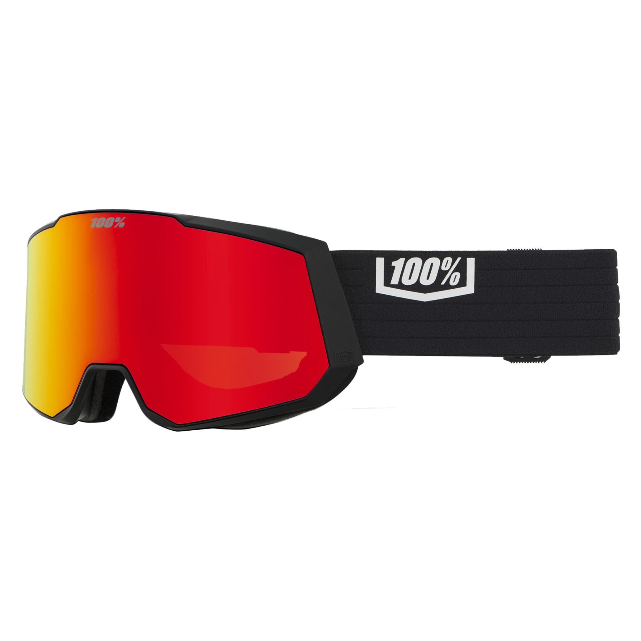 100% Snowcraft XL Hiper Black-Mirror Silver (51002-00001)