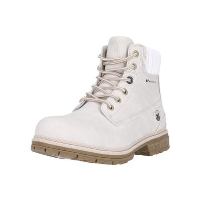 Stiefel WHISTLER "Lasti", Damen, Gr. 36, weiß (altweiß), Schuhe Stiefel, mit Schnürung und Allwetterprofil