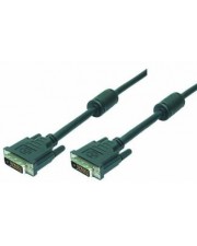 LogiLink DVI-Kabel Dual Link DVI-D M bis M 2 m Schwarz (CD0001)