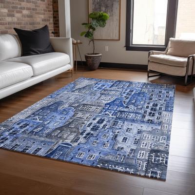 Addison Rugs Machine Washable Indoor/ Outdoor Chantille Modern City Rug