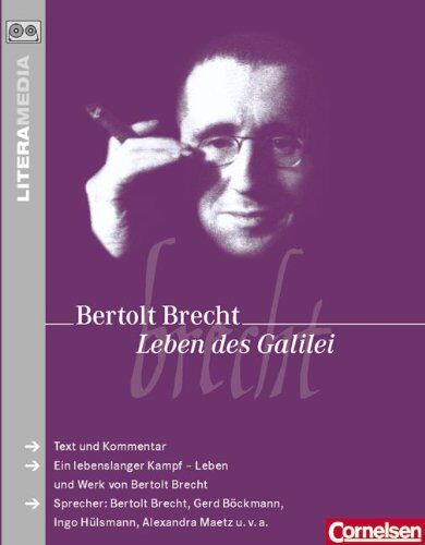 Bertolt Brecht - LiteraMedia: Leben des Galilei: Audio Book: Text und Kommentar. Ein lebenslanger Kampf - Leben und Werk von Bertolt Brecht - Preis vom 09.10.2026 07:28:09 h