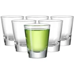 SCHNAPSGLÄSER Shot transparent 45 ml 6er Set