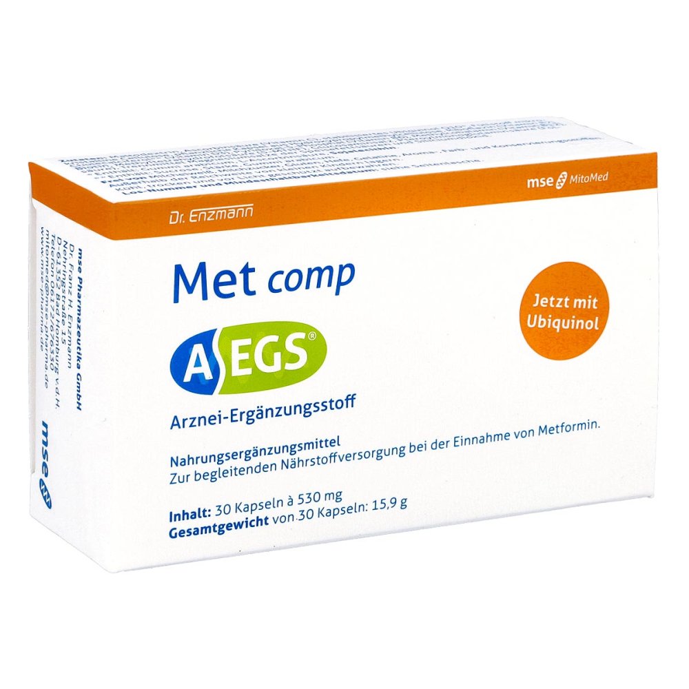 MSE Pharmazeutika GmbH Aegs Met comp Kapseln 11710609
