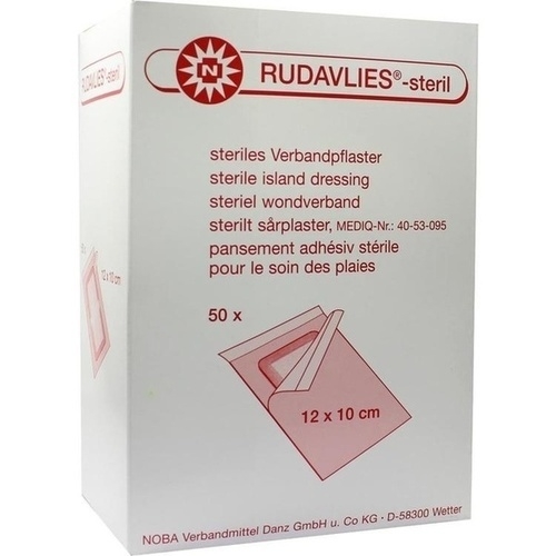NOBAMED Paul Danz AG Rudavlies-steril Verbandpflaster 10x12 cm 07092689