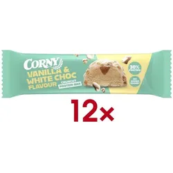 Corny 12er-Pack Proteinriegel »Your Protein bar Vanilla White Crunch« weiß