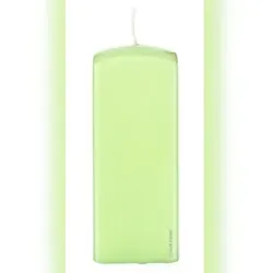 Kopschitz Kerzen Kerzen Quadratische Kerzen (Quader Kerzen) Kiwi, 200 x 60 x 60 mm, 4 Stück
