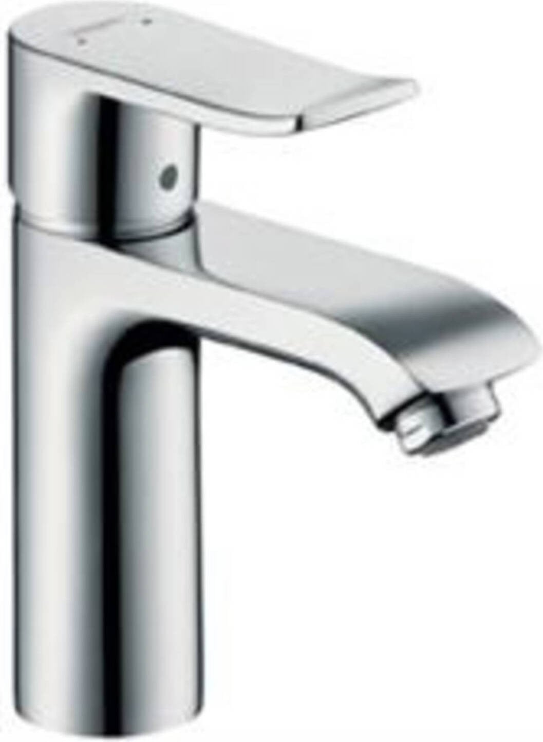 Hansgrohe Metris eengreeps wastafelmengkraan 110 met afvoerputje, chroom
