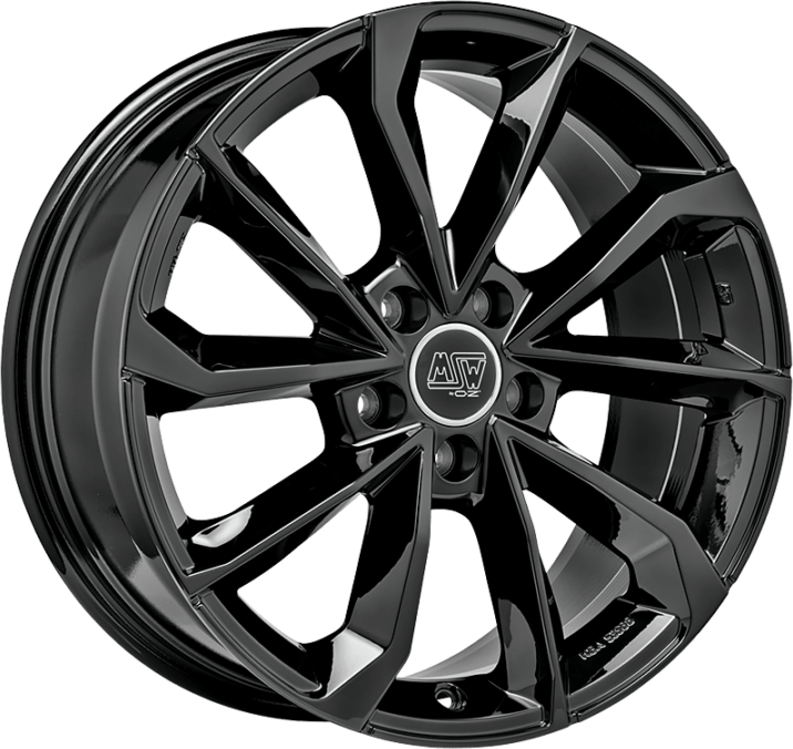 Jante Alu Msw Msw 42 - 17 Pouces - Noir Brillant