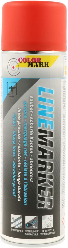 european aerosols COLORMARK Linemarker rot, 500 ml