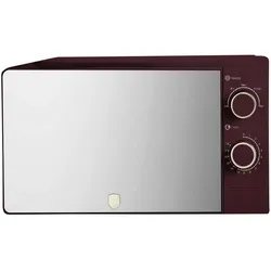 BerlingerHaus BH/9912 Mikrowelle Bordeaux 700 W Grillfunktion, Timerfunktion, Mikrowelle, Rot