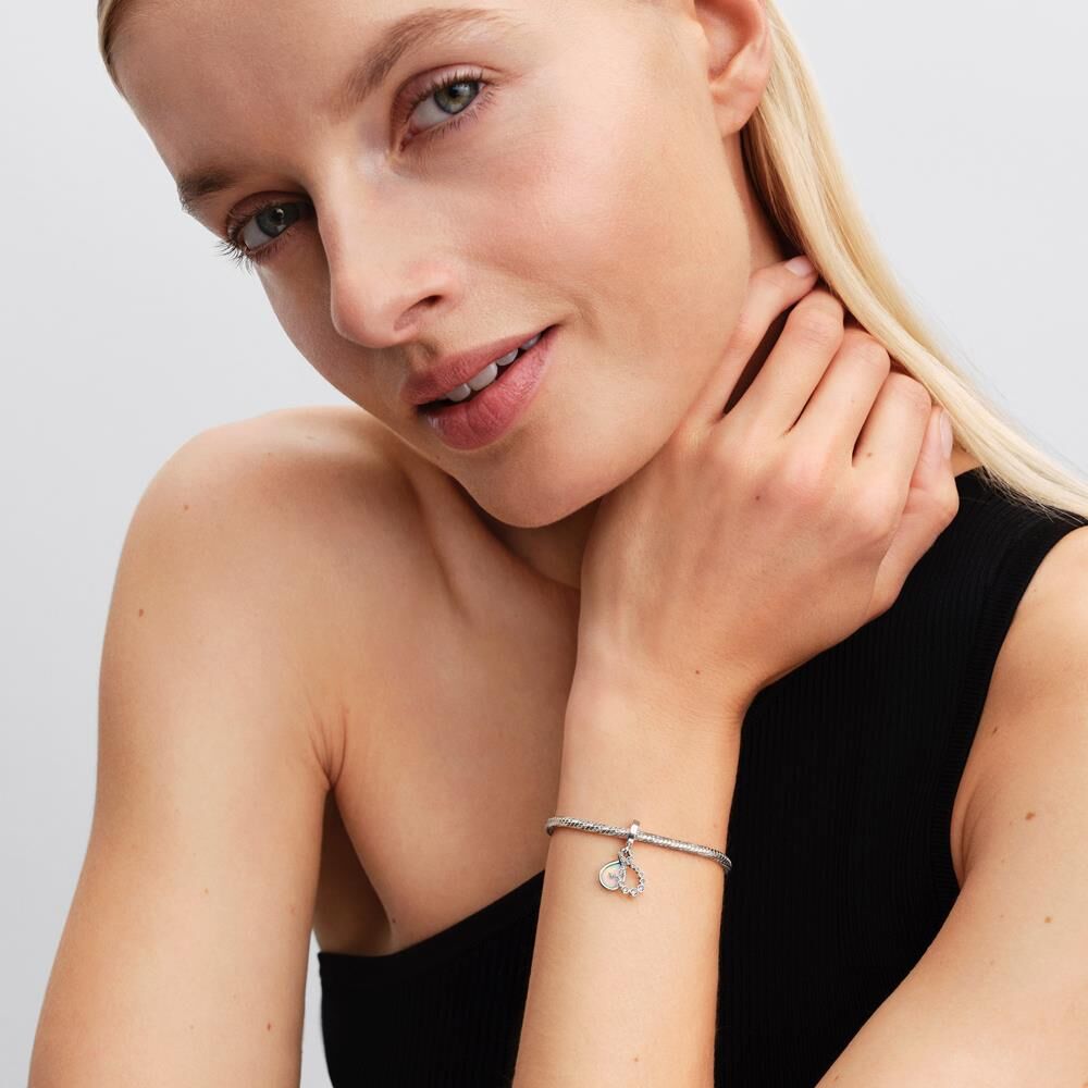Pandora Charm-Anhänger Unendlichkeit, Sterlingsilber, Moments silber