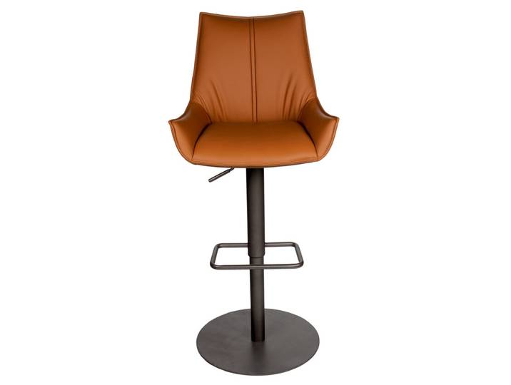 Barhocker BEN mit Armlehnen braun/grau