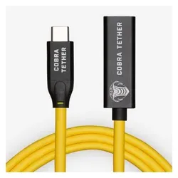 Cobra CobraTether USB-C Extention 5m Ÿellow (5 m), USB Kabel