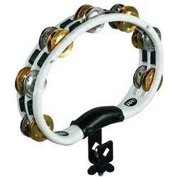 Meinl Percussion TMT2M-WH - Recording-Combo Mountable ABS Tambourine, White, Mix... - Tambourin