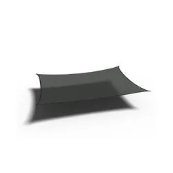 Siena Garden Sonnensegel Rechteck  Coolfit ¦ schwarz ¦ Maße (cm): B: 300 H: 300