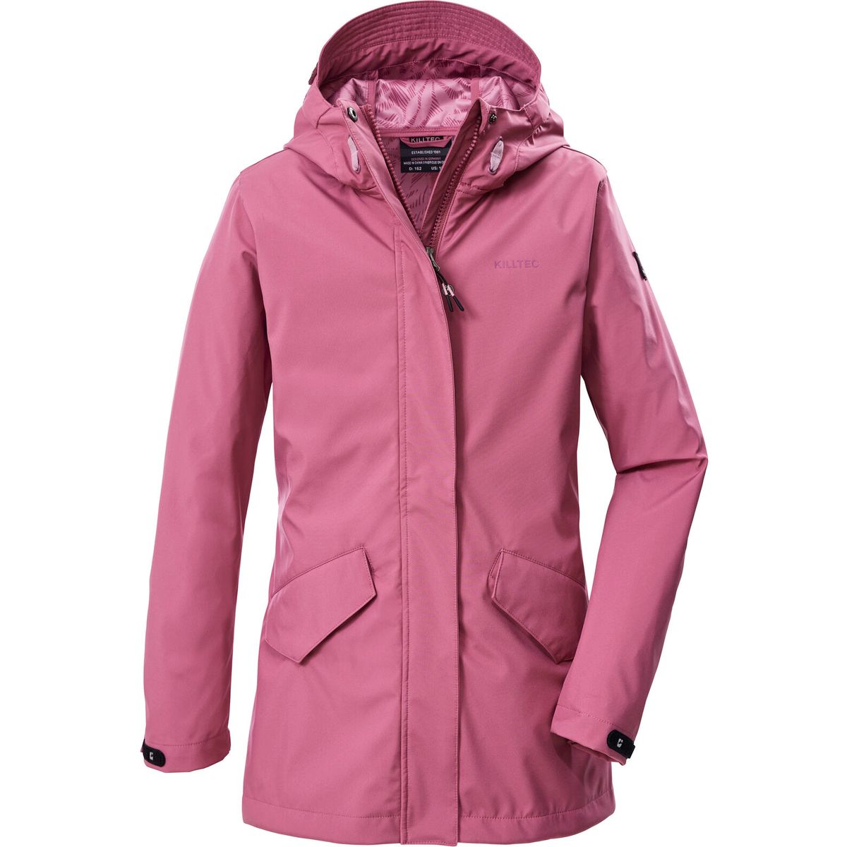killtec KOS 120 Girls Softshell Parka rouge (00430) 128 44136-000-00430-128