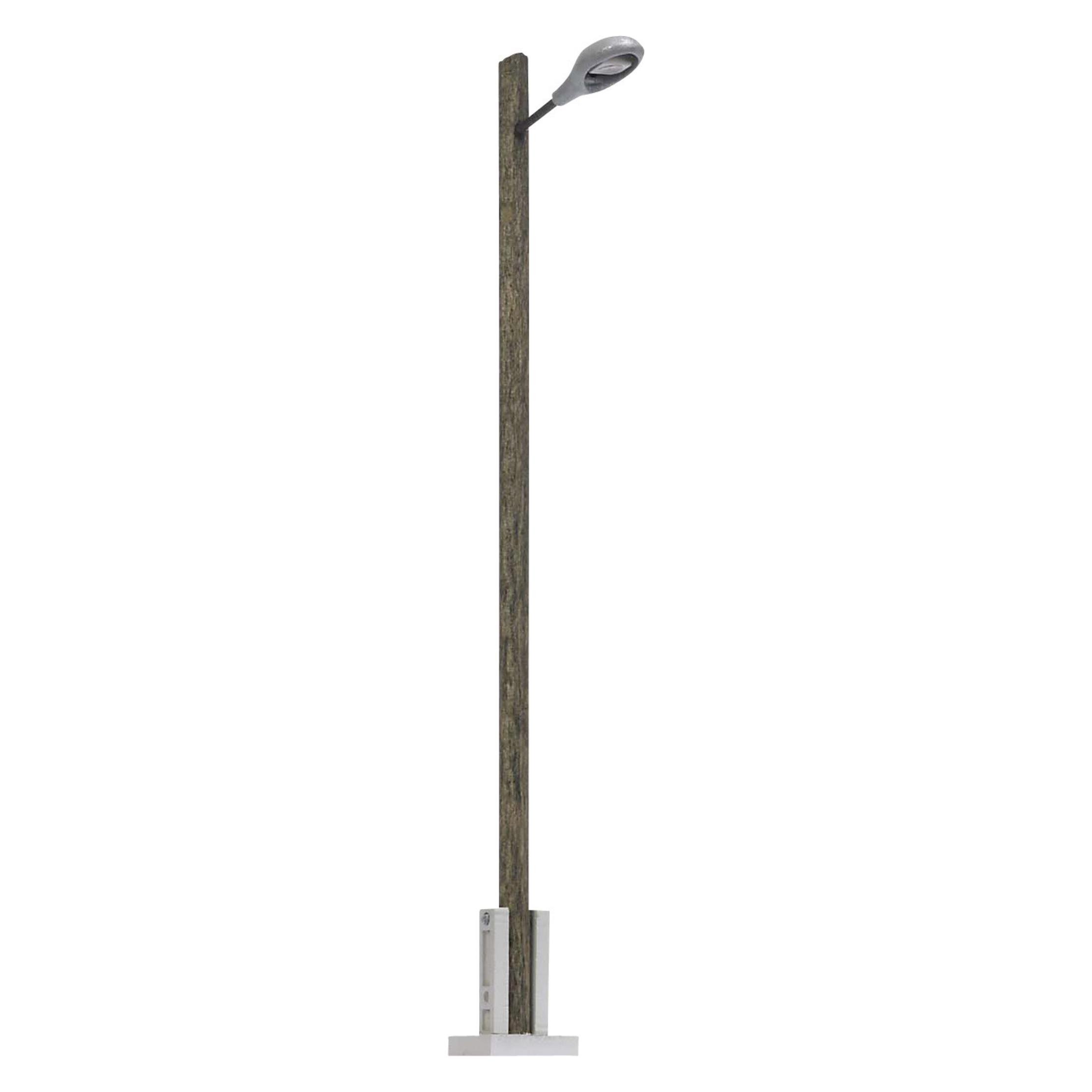 Busch H0 Holzmastleuchte Fertigmodel (4134)
