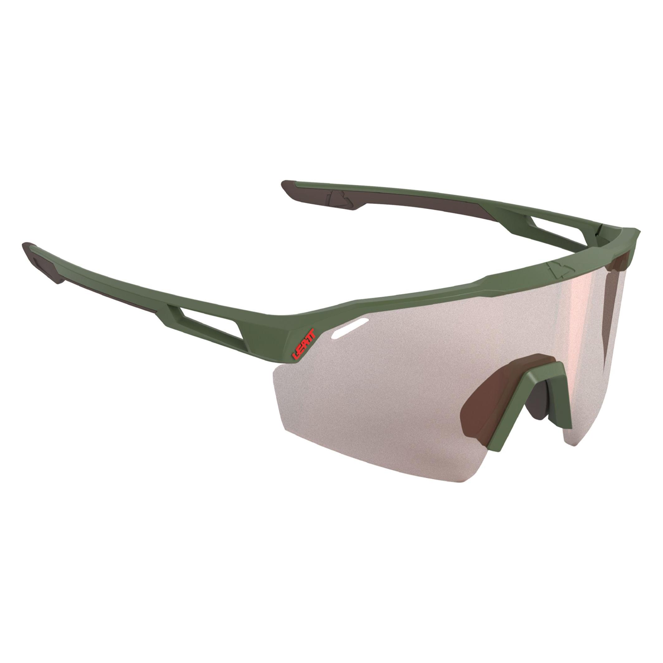 Leatt SpeedViz Lite Iriz Fahrradbrille (Blue Satin, Iriz silver) (SpeedViz_Lite_Iriz/SatinGreen_26)