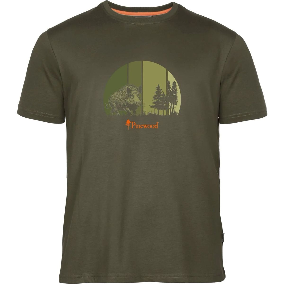 Pinewood Wild Boar T-shirt olive (107) XL 1-54670107008