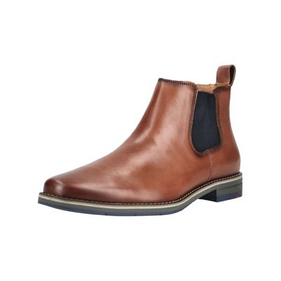 Stiefelette LLOYD "LLOYD Stiefelette Leder/Textil", Herren, Gr. 43, braun (cognac), Leder, Textil, Schuhe Stiefelette