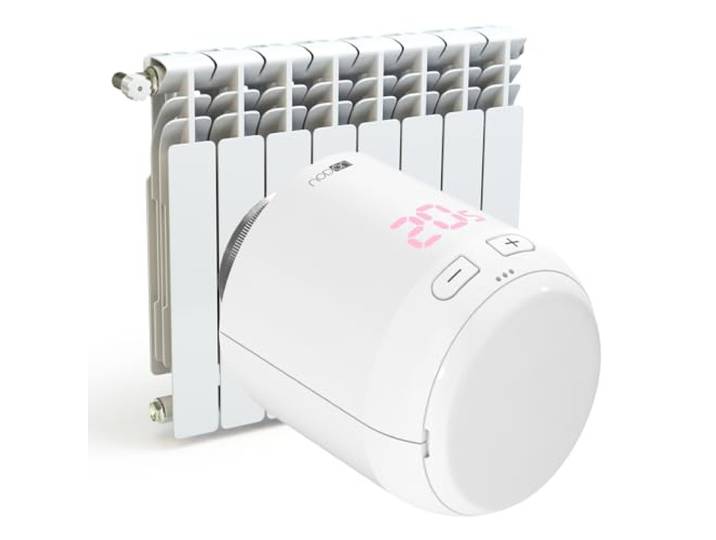 NodOn - Zigbee 3.0 - Tête de Vanne Thermostatique Radiateur Gestion Chauffage Pièce par Pièce - Economies d’énergie et Installation Facile - Compatible Home Assistant\, Homey\, Jeedom etc