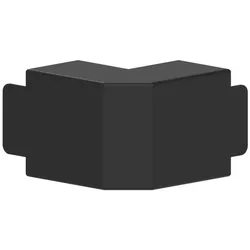 GGK 1763 Außeneckhaube LFG 40x60mm-9005, Kunststoff hfr, schnittkaschierend, schwarz LFG 40x60-AE LFG40x60AE