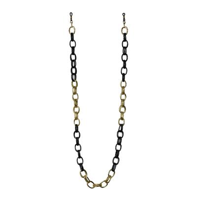 Collierkettchen STEUER "Brillenkette", bunt (mehrfarbig), Halsketten, Damen, 85cm, Metall, L: 85