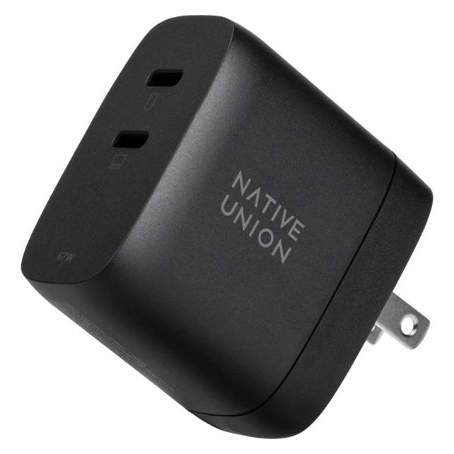 Native Union Fast GaN Charger PD 67W (67 W, 1 Port) (FAST-PD67-BLK-INT)