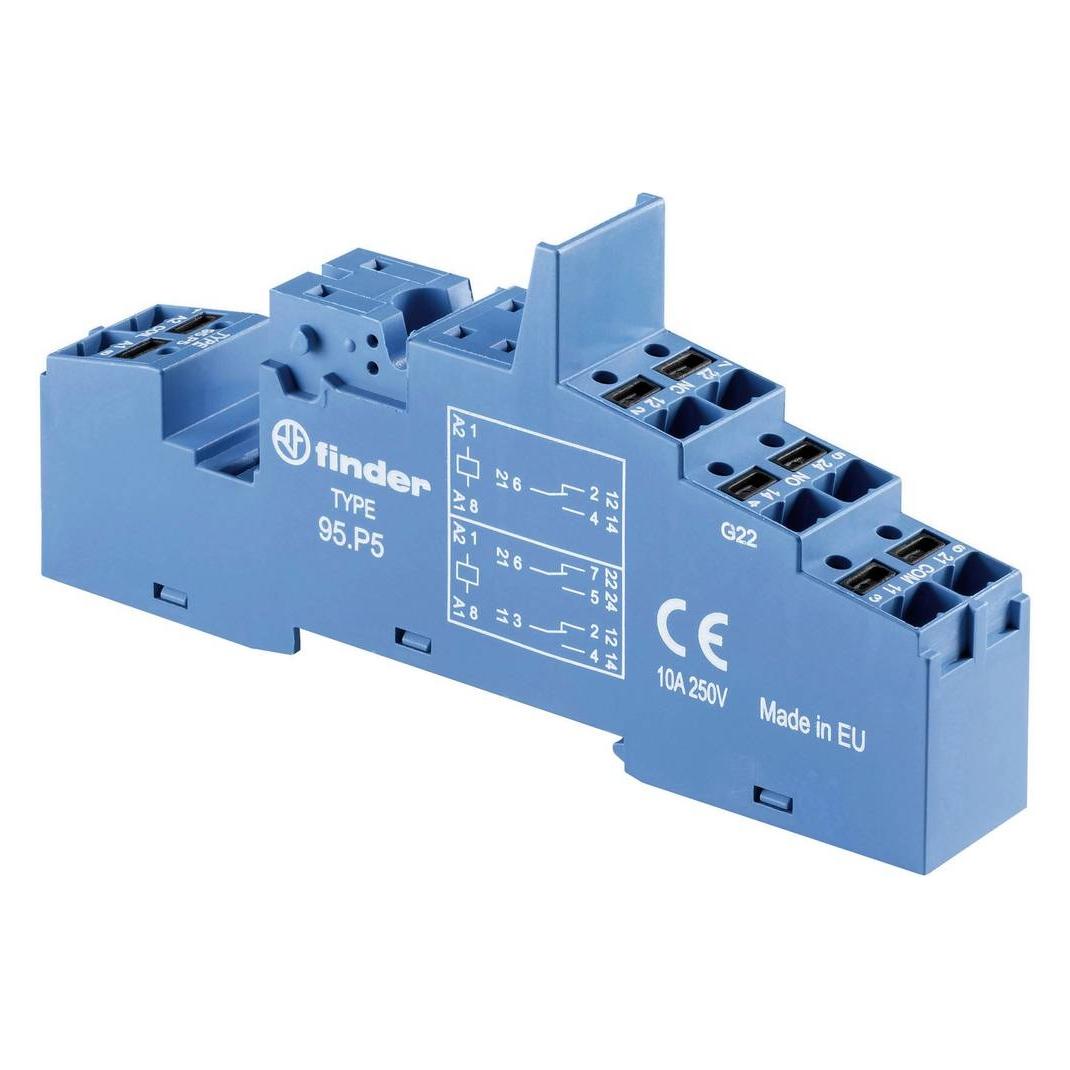 Finder Relaissockel 1 St. 95.P5 Serie 40, Serie 44, Serie 99, Serie 86 40.52 (Relaissockel) (95.P5)
