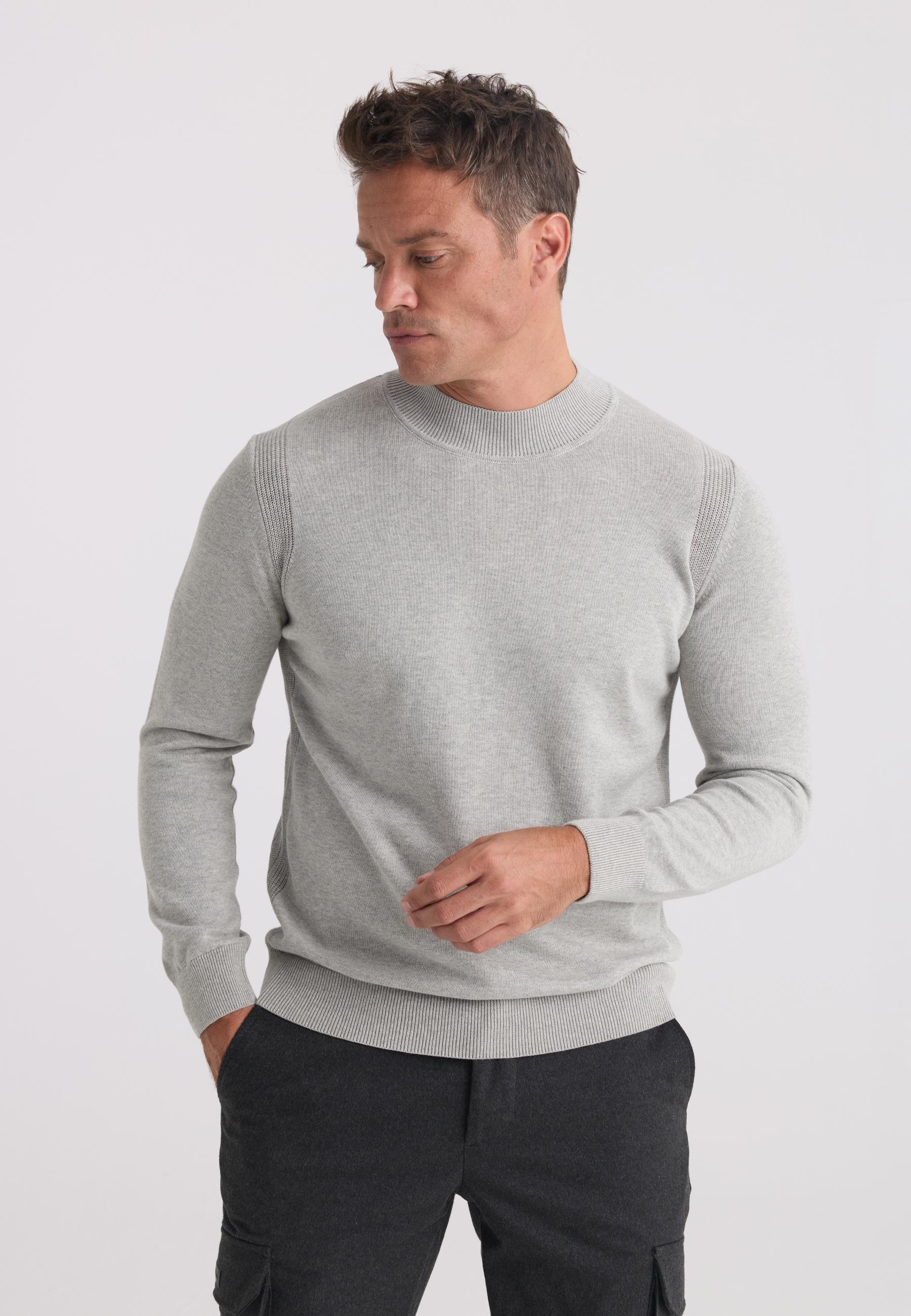 Pullover Pullover Mit Stehkragen