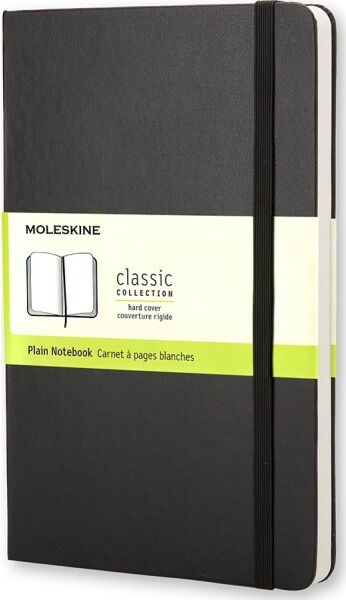 Moleskine Clas. H Notesbog   Pkt.   Blan.   Sort