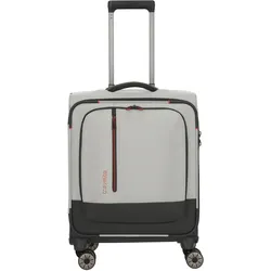 Travelite CROSSLITE Bordtrolley S mit 4 Rollen (55 cm) - Natur Koffer24