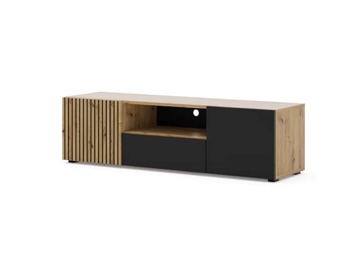 Homlando Lowboard TV-Ständer AURIS Schrank - Moderner TV-Ständer mit Stauraum für Schlafzimmer - Kommode Sideboard - TV & Medienmöbel - TV-Medienkonsolentisch - für Fernseher bis zu 70 Zoll (150 cm)