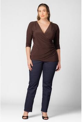 KIYONNA Femme Fatale Faux Wrap Top