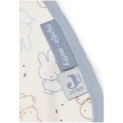 Jollein, Lätzchen, Lätzchen Jersey Wasserdicht Miffy Moments - Cloudy Blue - 5 Stück