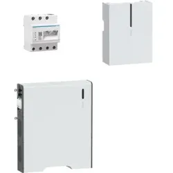 Hager XEM4000 flow R3 System (6kW) enthält EMC, Wechselrichter, Batterie 5,5 kWh nutzbar