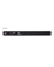 ATEN 19" Basis-PDU mit Messfunktion IEC-C14 zu 9x IEC-C13 KVM Strom/Netzteil IEC (PE1109G)