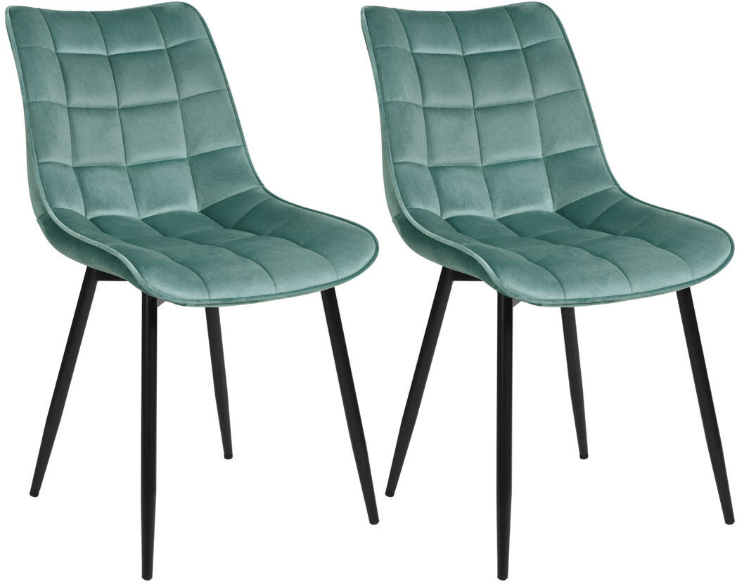 Corrigan Studio Vassar Dining Chair Teal 85.5cm H X 46cm W X 40.5cm D