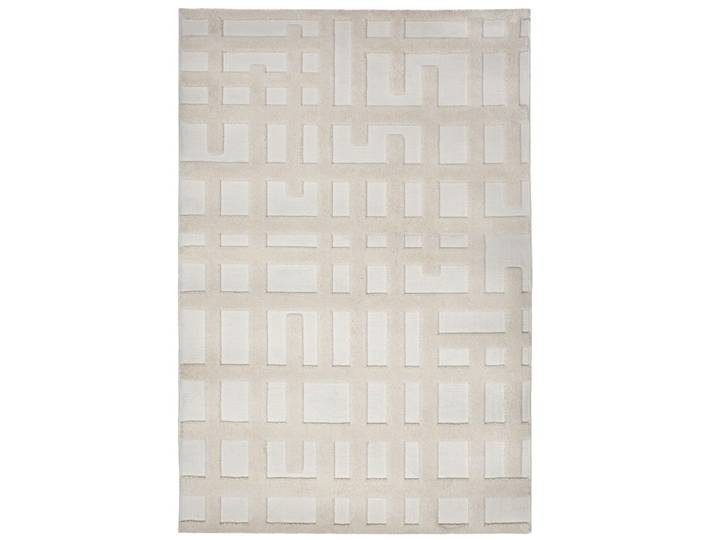Tapis en polyester crème 133x190cm